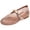 Pink, variant on Mesh Ballet Flats for Women Buckle Strap Comfortable Casual Close Toe Sandals Fishnet Mary Jane Ballerina Flat Shoes Yellow Size 9
