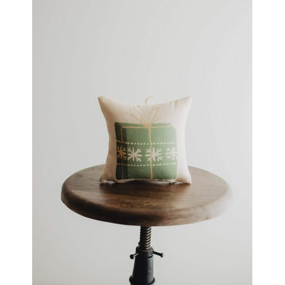 Nordic Mini Green Sweater | Throw Pillow Cover | 8x8 | Small Pillows | Teacher Gift | New Home Gift | Grandma Gift | Mom Gift | Room Decor