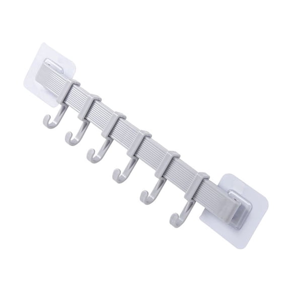 Gancho colgante de pared Naiovety para utensilios de cocina y ropa gris