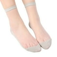 thumbnail image 2 of Lroveb Ankle Socks for Women Women's Socks Solid Color Basic Crystal Stockings Multi Selection Simple Glass Socks, 2 of 3