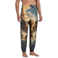 thumbnail image 4 of Kdxio Cloud Rainbow Winged Dog Pattern Joggers,Sweatpants for Men with Pockets-X-Large, 4 of 5