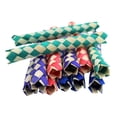 thumbnail image 4 of Trampas para dedos chinas de bambú clásicas y coloridas de Zugar Land (5 "") para niños y adultos. (Claro - Multicolor (paquete de 12)), 4 of 4