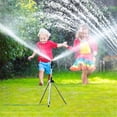 thumbnail image 4 of BiFandian Rotating Tripod Sprinkler, W/Tripod Rotation Water Spray, 360 Degree Automatic Rotating Sprinkler, Telescoping Tripod Automatic Rotating Sprinkler for Large Area Yard Garden Lawn, 4 of 8