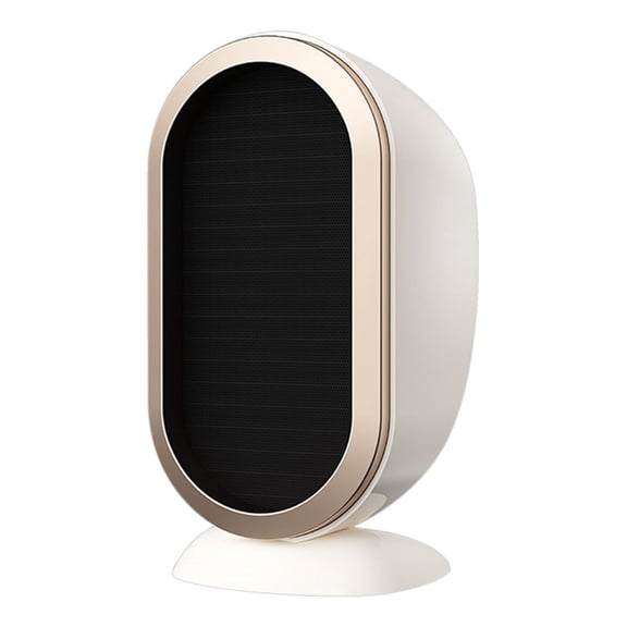 Small Space Heater, 1200W Ceramic Heater for Indoor Use, Portable Fan with Thermostat and Overheat Protection, Ideal for office and Bedroom