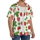 thumbnail image 2 of Fotbe Strawberry Camisa Estampada de Manga Corta para Hombre, Casual de Verano, Estilo Playero, Sin Arrugas-X-Large, 2 of 5
