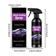 thumbnail image 2 of Ceramic Coating Spray Car Polish Paint Sealant With Gloss Finish Protective Formula And Easy Application For Car Body And Exterior Trim, 2 of 8