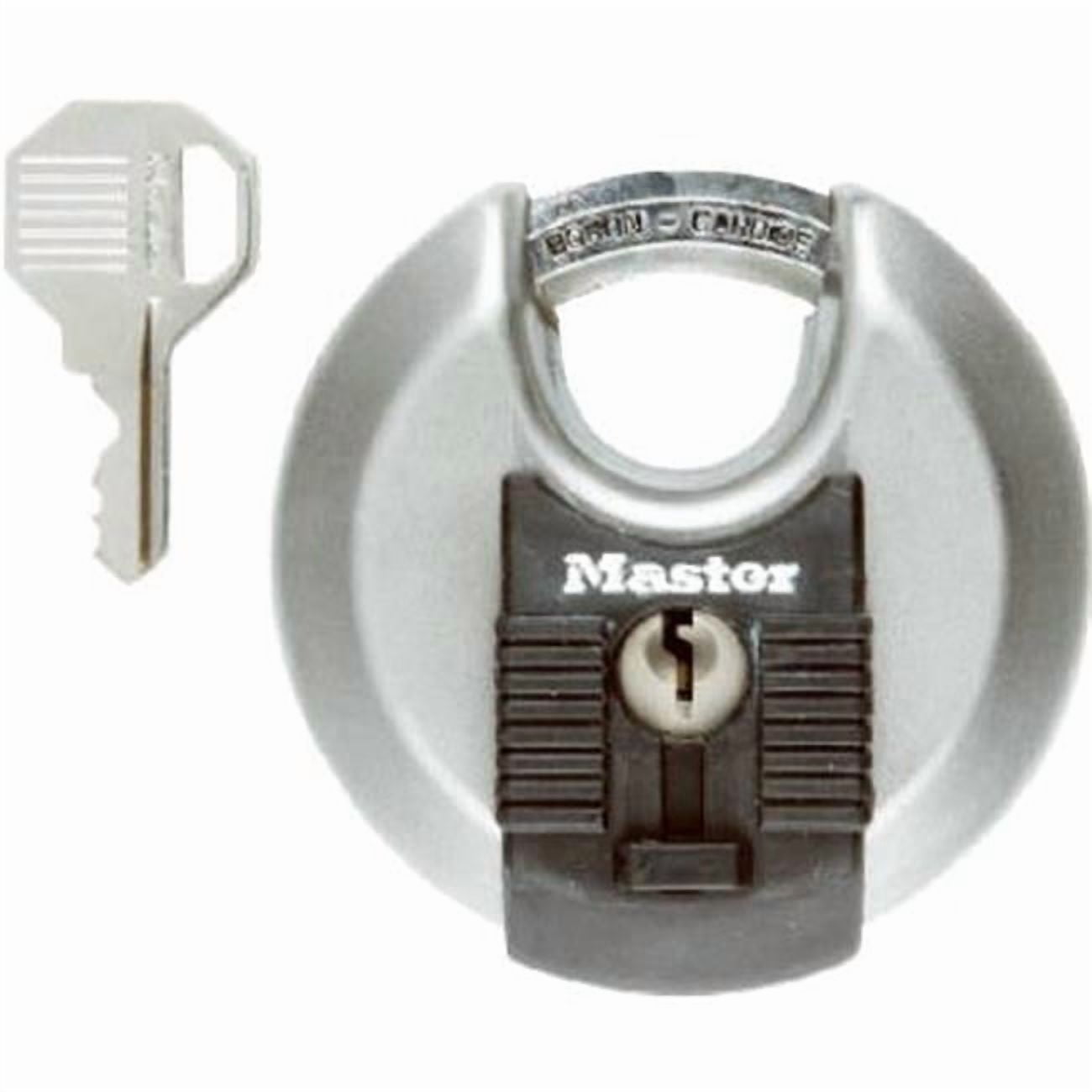Master Lock Shrouded Shackle Padlock - Maximum Security Steel Lock