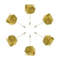 thumbnail image 1 of 6 Pcs Ramilletes de Rosa Unique Bargains Dorado Ceremonia de Boda Aniversario Cena Formal, 1 of 5