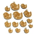 thumbnail image 1 of Cute Pigeon Bird Wood Mini Charms Shapes DIY Craft Jewelry - No Hole - 30mm (6pcs), 1 of 7