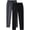 Dark Gray Pants for Men, variant on 2 Pack Sweatpants for Men with Pockets Athletic Drawstring Straight Leg Pants Casual Elastic Waist Solid Relaxed Workout Sports Trousers Clearance