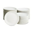 thumbnail image 4 of AJM Packaging Corporation 10100 9 in. dia. Paper Plates - White (10-Packs/Carton), 4 of 4