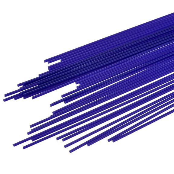 Uxcell PLA Filament Refills for 3D Printing Pen 10inch Length 40pcs Dark Blue