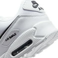 thumbnail image 3 of Nike Air Max 90 Women's Shoes DH8010-101, White/White/Black Size 5, 3 of 4