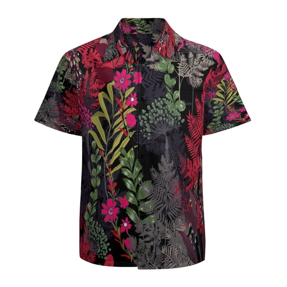 High Quality Hawaiian Shirts for Men Short Sleeve Aloha Beach Shirt Floral Summer Casual Button Down Shirts Blouses 77G6NS