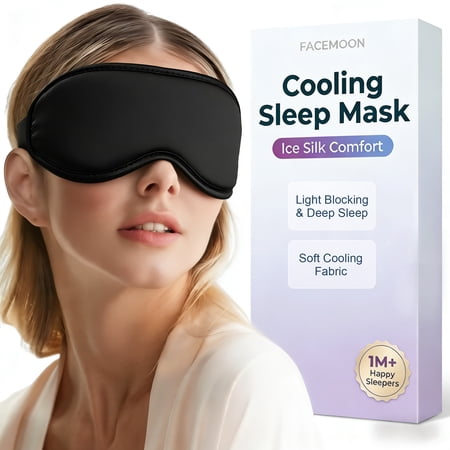 FACEMOON Gel Eye Mask for Puffy Eyes Comfort Relief Headache Sleep Support