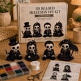 thumbnail image 5 of DIY 3D Beaded Halloween Kit Creative Halloween Skull Beading Craft Set with Pre Sorted Beads for Adults & Craft Lovers, 5 of 6