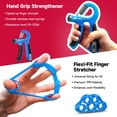 thumbnail image 3 of Kit de fortalecimiento de agarre manual FitBeast de 5 piezas, ajustable, 3 of 6