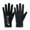 Black, variant on Winter Thermal Cycling Adjustable Snap Closure Windproof Cold Weather Lined Full Finger Touchscreen Grip Mittens for Outdoor Sports Activities Black One Size