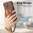 thumbnail image 3 of For Iphone 15 Plus Retro Cross Wristband Wallet Leather Back Phone Case(Brown),iPhone 14 Pro Max, 3 of 8