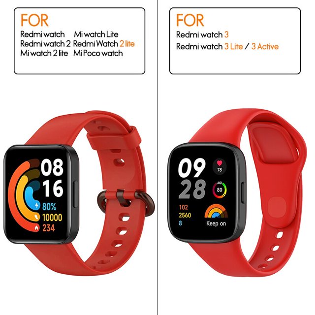 Correa de silicona para Xiaomi Mi Watch 2 3 Lite Mi poco, pulsera activa para Redmi Watch 2 Lite 3 lite