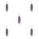 thumbnail image 1 of Encanto de joyas Qarigey Hexágono columna Coloridos hechos a mano, 1 of 6