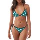 thumbnail image 1 of Fotbe Teal And White Polka Dot Traje de Baño para Mujer de Dos Piezas – Bikini Sexy de Tirantes Tipo Halter con Diseño Triangular, 1 of 6