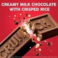 thumbnail image 3 of Pack Of 2 Pcs CRUNCH Creamy Milk Chocolate With Crisped Rice Candy | 1.55 Oz Per Bar | Crown Craze, 3 of 6