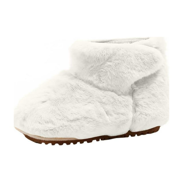 Winter Snow Boots, Casual Solid Color Thick Warm Soft Soled Fall Winter Snow Boots, Kids' Boots