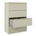 thumbnail image 5 of Hirsh Pro 36 Inch Wide 4 Drawer Metal Lateral File Cabinet for Home and Office, Holds Letter, Legal and A4 Hanging Folders, Putty, 5 of 6