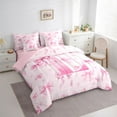 thumbnail image 3 of Castle Fairy Bowtie Personalized Initial L Twin Bedding Sets,Dreamy Bedding Comforter Set, 3 of 8