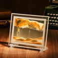 thumbnail image 1 of Arena dinámica móvil BLESIY de cristal artística 5in Amarillo Naranja, 1 of 8