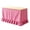 Hot Pink, variant on 75x180cm Navy Ruffled Flat Teacher Desk Skirt Washable Cover For Classroom Kitchen Back To School Party Decoration