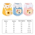 thumbnail image 4 of Ropa Para Mascotas, Ropa Para Perros Con Cuello De Pétalo, Mochila Con Estampado De Margaritas Pequeñas, Chaleco Para Perros Para Primavera Y Otoño Irene Inevent PT002612-03, 4 of 6