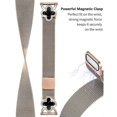 thumbnail image 3 of For Garmin Approach S40 Forerunner 158 Milanese Band Clover Decor Electroplated Stainless Steel Stra, 3 of 5
