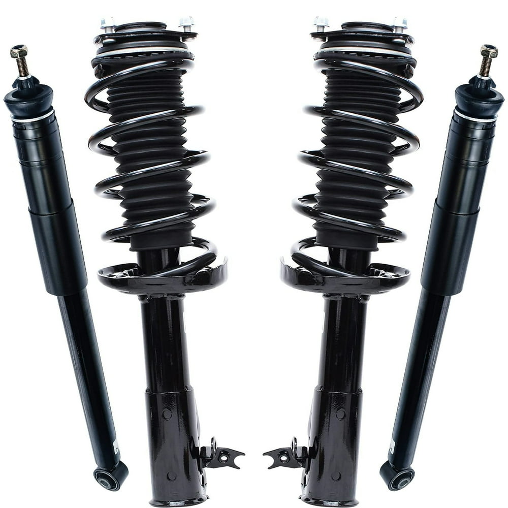 Detroit Axle Front Struts w/Coil Springs Rear Shocks Assemblies Replacement for Honda Civic