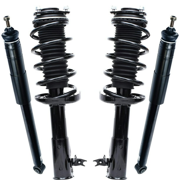 Detroit Axle Front Struts w/Coil Springs Rear Shocks Assemblies