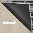 thumbnail image 6 of Addison Rugs Chantille Indoor/Outdoor Transitional Stripes Black Machine Washable Rectangle Rug, 9' x 12', 6 of 10