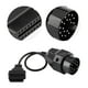 thumbnail image 4 of Cable adaptador, excelente material conveniente para el hogar,Cable adaptador Cable de escáner OBD2 Cable adaptador Cable de 17 pines a 16 pines Cable adaptador para E36, 4 of 8