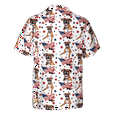 thumbnail image 3 of Lotusprinthandmade Boxer Dog US Flag Pattern 4th July Independence Day Short-sleeve Hawaiian Shirt S-5XL (3XL), 3 of 6