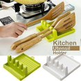 thumbnail image 2 of 2pcs Kitchen Utensil Rest Spoon Rest Pad Silicone Utensil Rest Drip Pad, 2 of 3