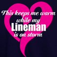 thumbnail image 3 of CafePress - Dark Lineman On Storm - Pullover Hoodie, Classic & Comfortable Hooded Sweatshirt, 3 of 4