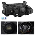 thumbnail image 2 of AKKON - Fits 2015-2018 Dodge Charger LED DRL Running [Halogen Type] Projector Black Headlight Passenger w/ No Side Logo, 2 of 6