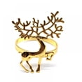 thumbnail image 7 of Christmas Napkin Rings Set of 6, Gold/Silver Xmas Tree Snowflake Elk Napkin Holder Rings for Christmas Wedding Holiday Dinner Table Decoration, 7 of 7