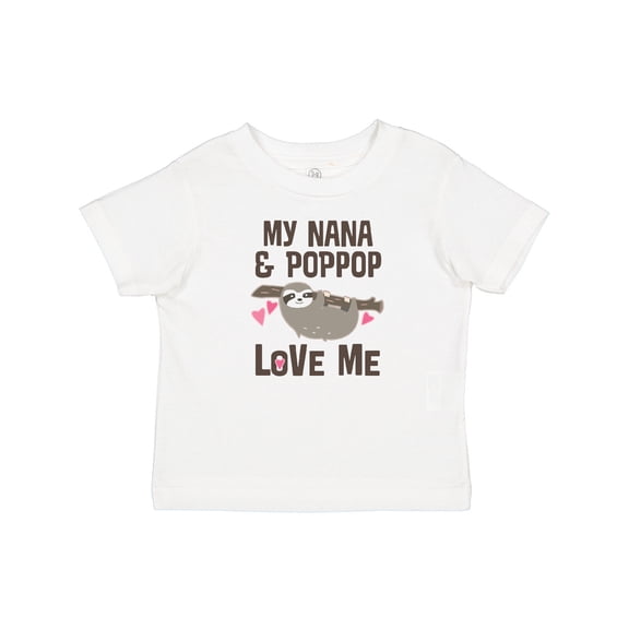 Inktastic Nana and Poppop Love Me Girls Baby T-Shirt