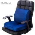 thumbnail image 5 of Orthopedic Hemorrhoid Seat Cushion Memory Foam Car Pillow Set Slow Rebound Office Chair Sofa Waist Support Coccyx Pain Relief, 5 of 5