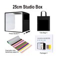 thumbnail image 1 of Lightbox 80 60 40 30cm Photo Ring LED Light Studio Box 6 12 Color Backgrounds Tabletop Photography Soft Shooting Tent Box ,Easy to Use, 1 of 7