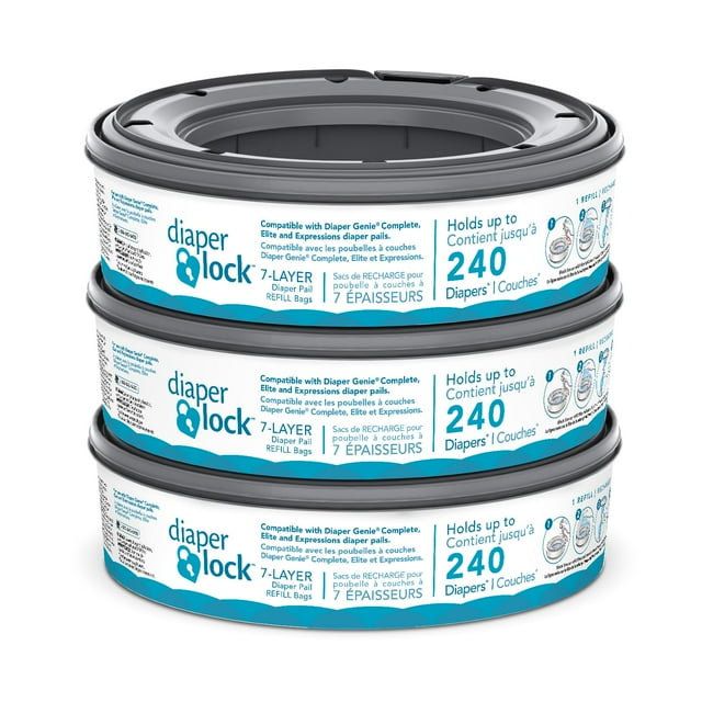 Recambios para candados Diaper Genie, 240 unidades (paquete de 3)