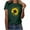 Green, variant on My Orders Lightweight Tops & Blouses Shirts for Women Trendy Plus Size Warehouse Today Shipping Womens Summer Tops 2025 Casual Dressy Short Sleeve Generic Womens Tops Hide Belly