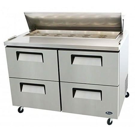 Atosa Usa Msf8311 Stainless Steel Sandwich Salad Prep Table 48