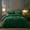 Emerald Green, variant on PHF Truly Velvet Comforter Set Queen Size, 5 Pieces Ultra Soft Luxury Warm Bedding Sets, Bedding Collection Including 1 Cozy Comforter, 2 Pillow Shams, 2 Euro Shams, Wine Red